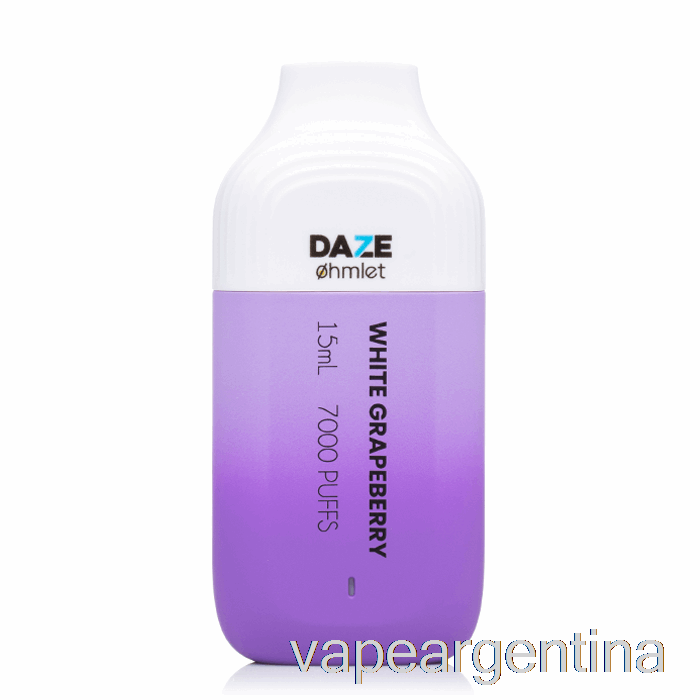7 Daze Ohmlet 7000 0% Cero Nicotina Desechable Pomelo Blanco Vape Argentina